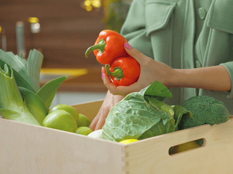 産地直送の野菜